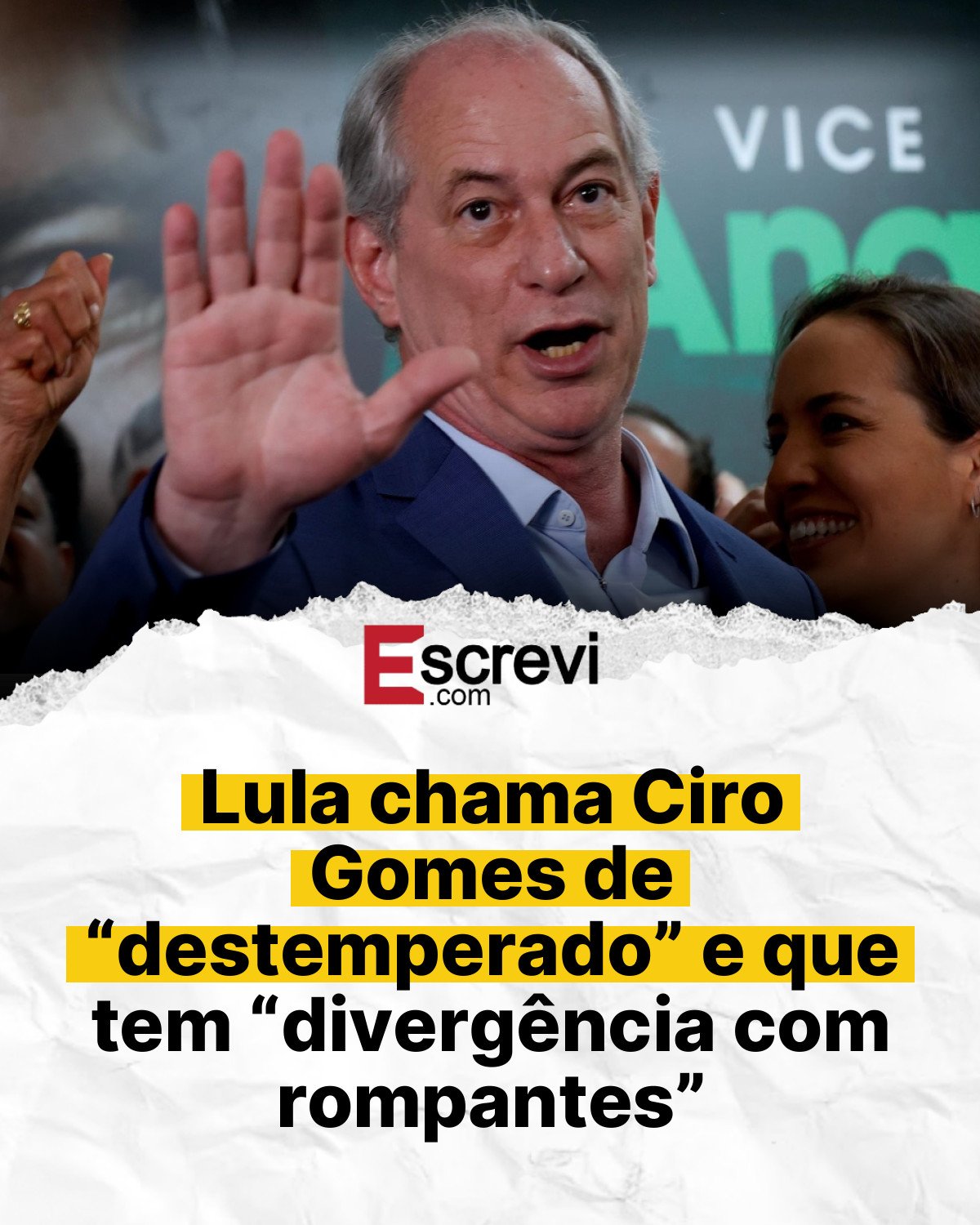 Lula chama Ciro Gomes de “destemperado” e que tem “divergência com rompantes” card branco