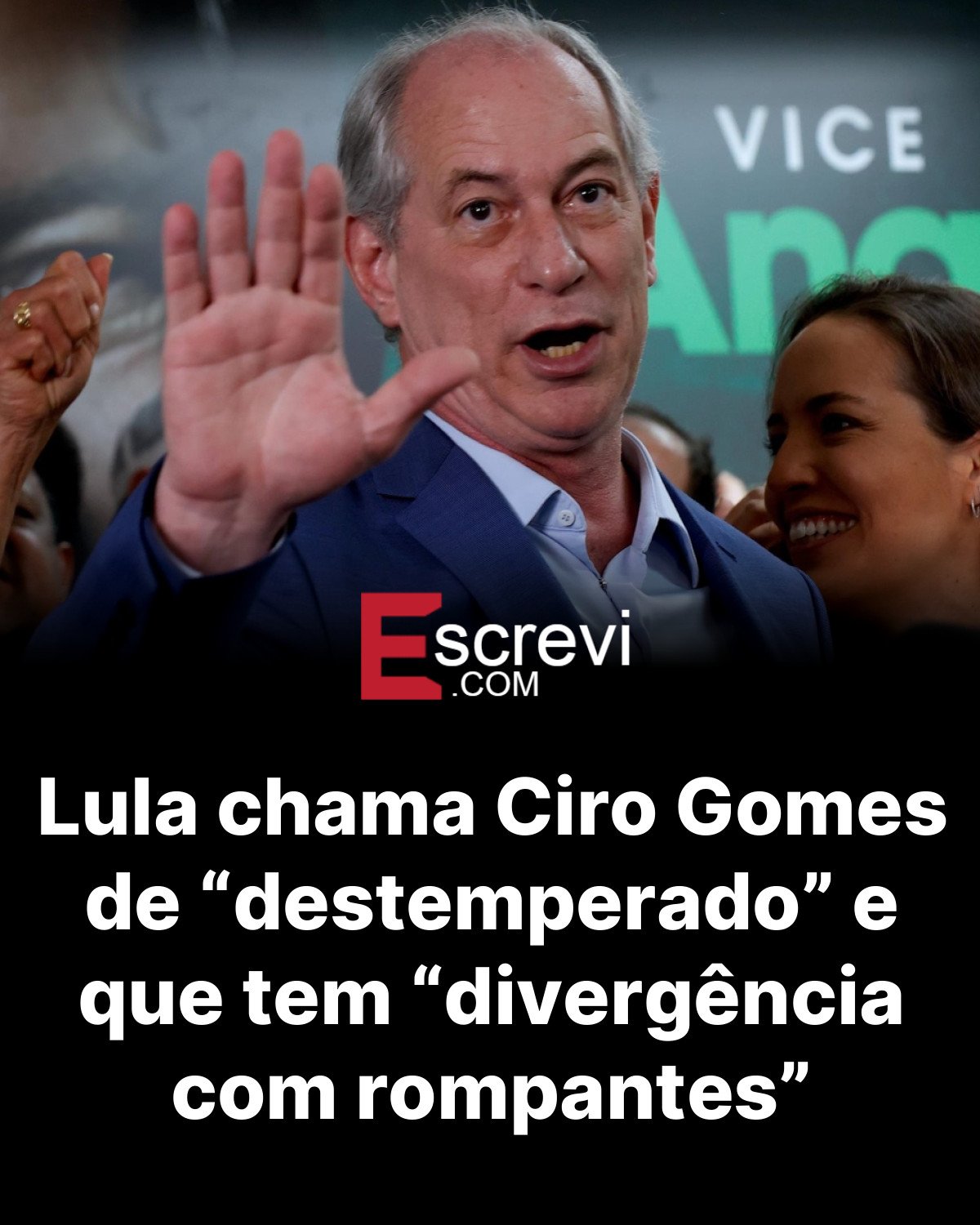 Lula chama Ciro Gomes de “destemperado” e que tem “divergência com rompantes” card preto