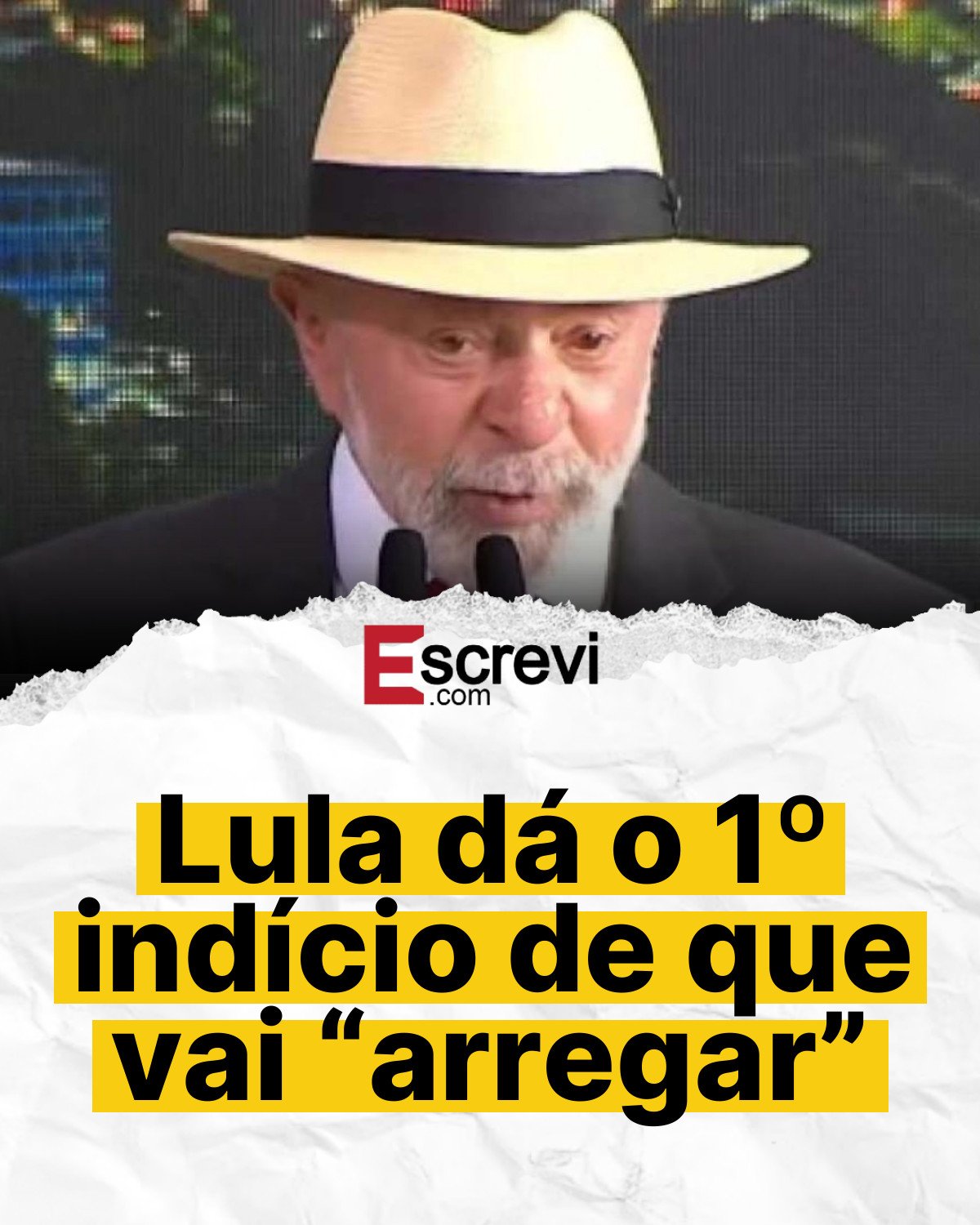 Lula dá o 1º indício de que vai “arregar” card branco