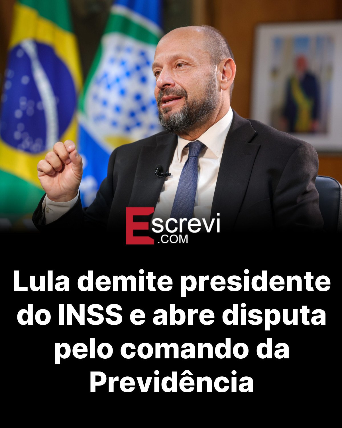 Lula demite presidente do INSS e abre disputa pelo comando da Previdência card preto