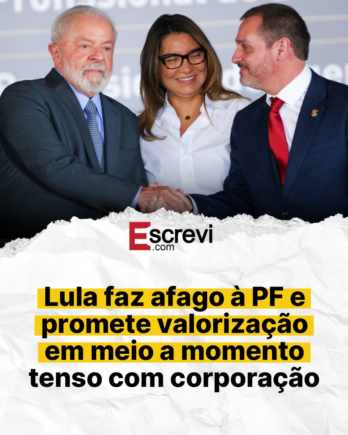 Lula faz afago à PF e promete valorização em meio a momento tenso com corporação card branco