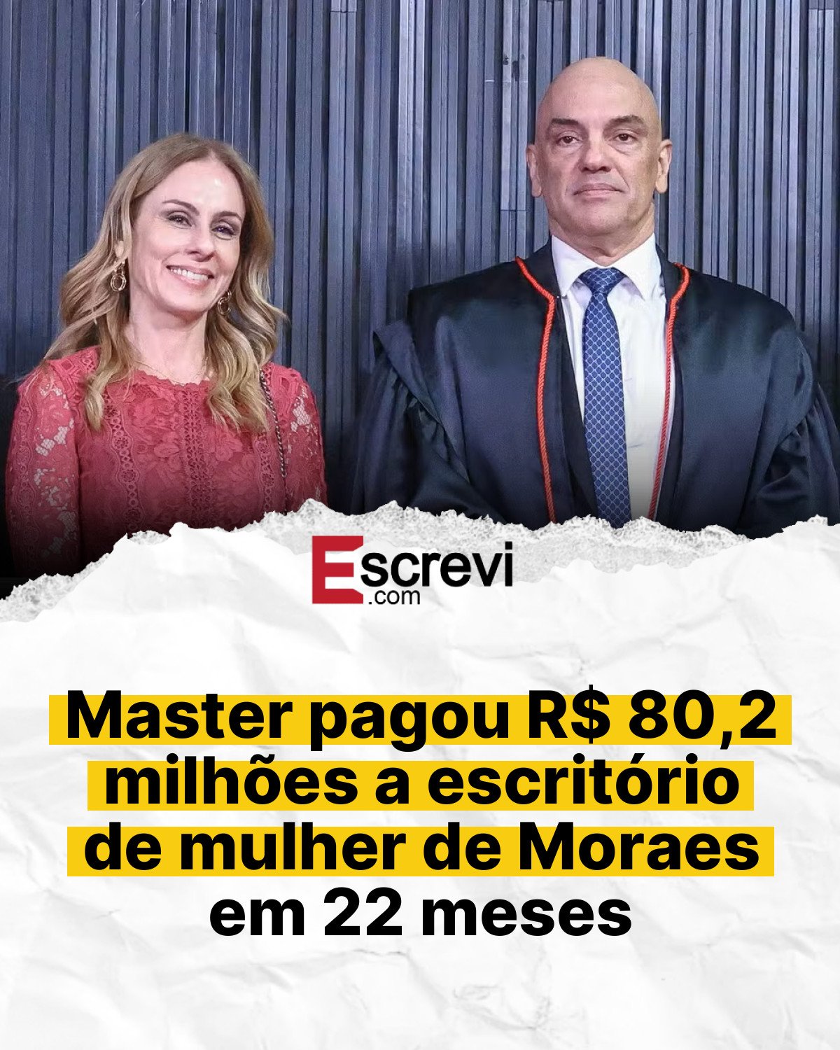 Master pagou R$ 80,2 milhões a escritório de mulher de Moraes em 22 meses card branco