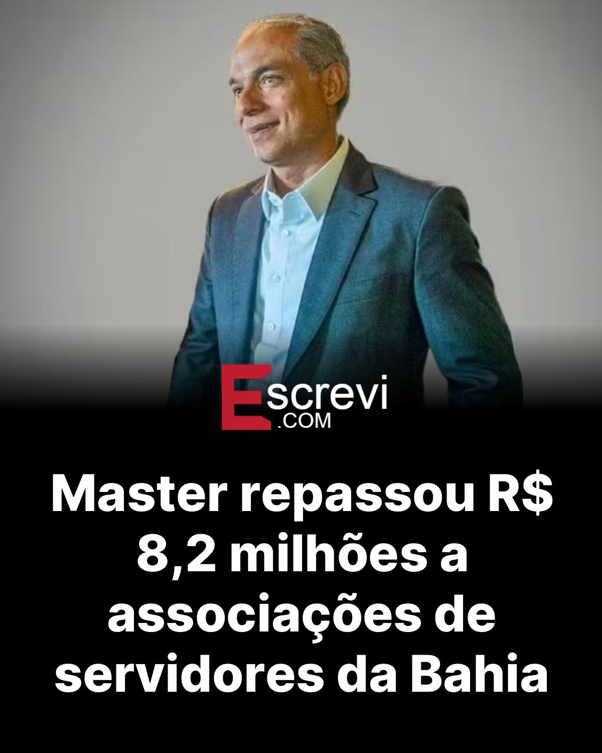 Master repassou R$ 8,2 milhões a associações de servidores da Bahia card preto