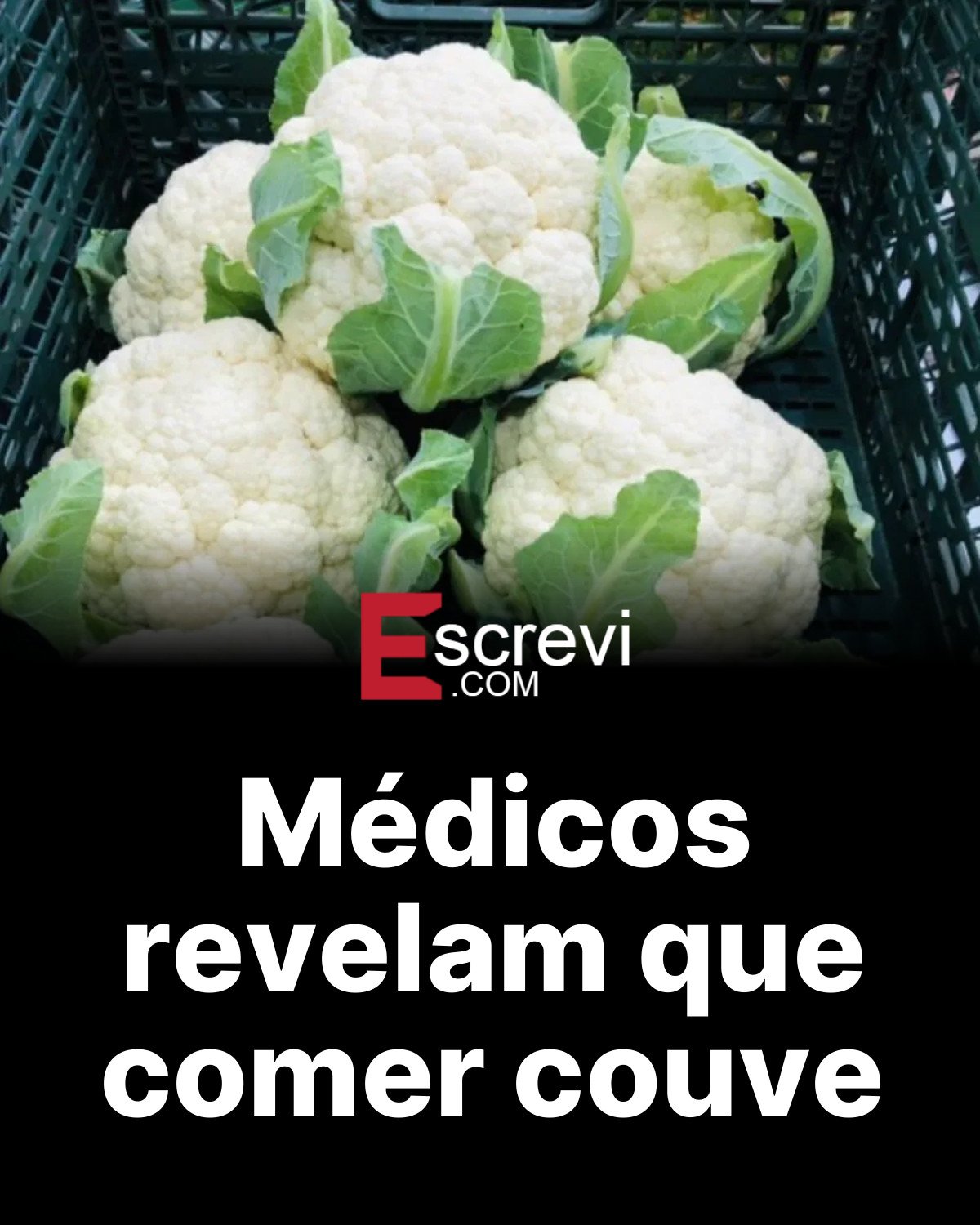 Médicos revelam que comer couve card preto