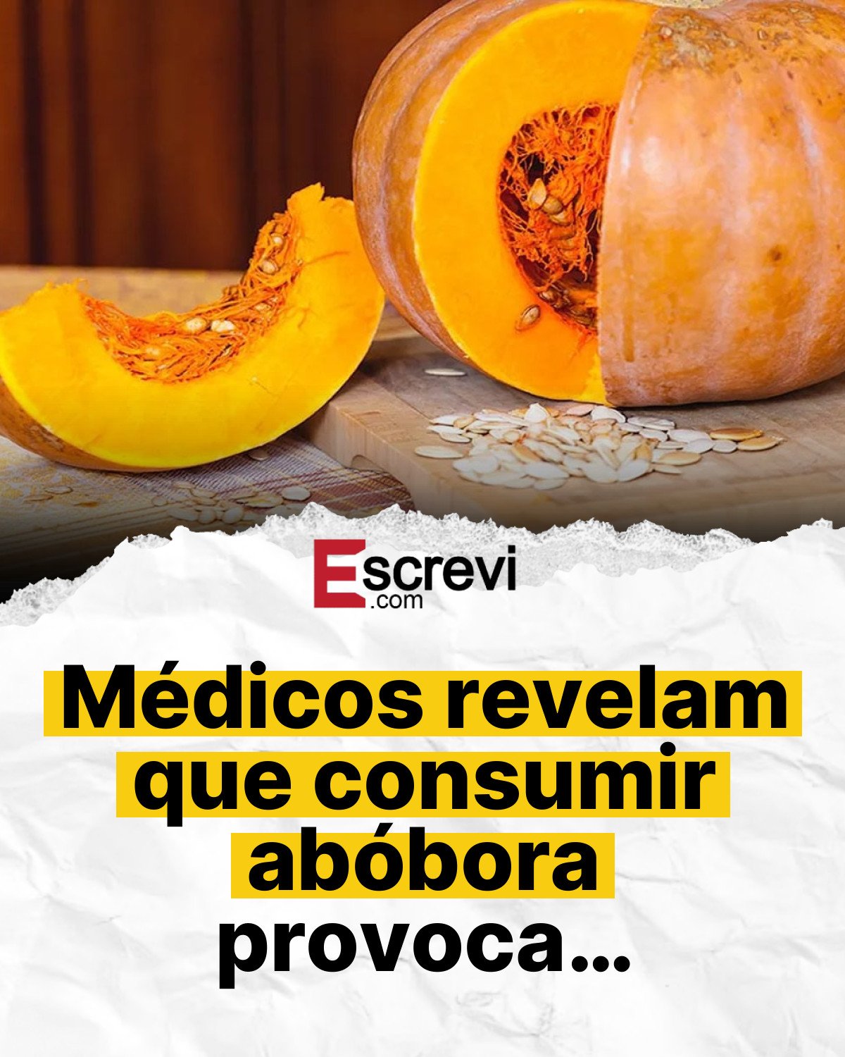 Médicos revelam que consumir abóbora provoca… card branco