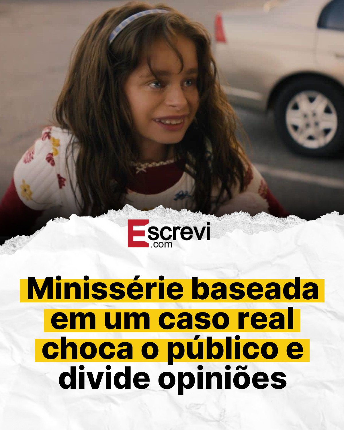 Minissérie baseada em um caso real choca o público e divide opiniões card branco