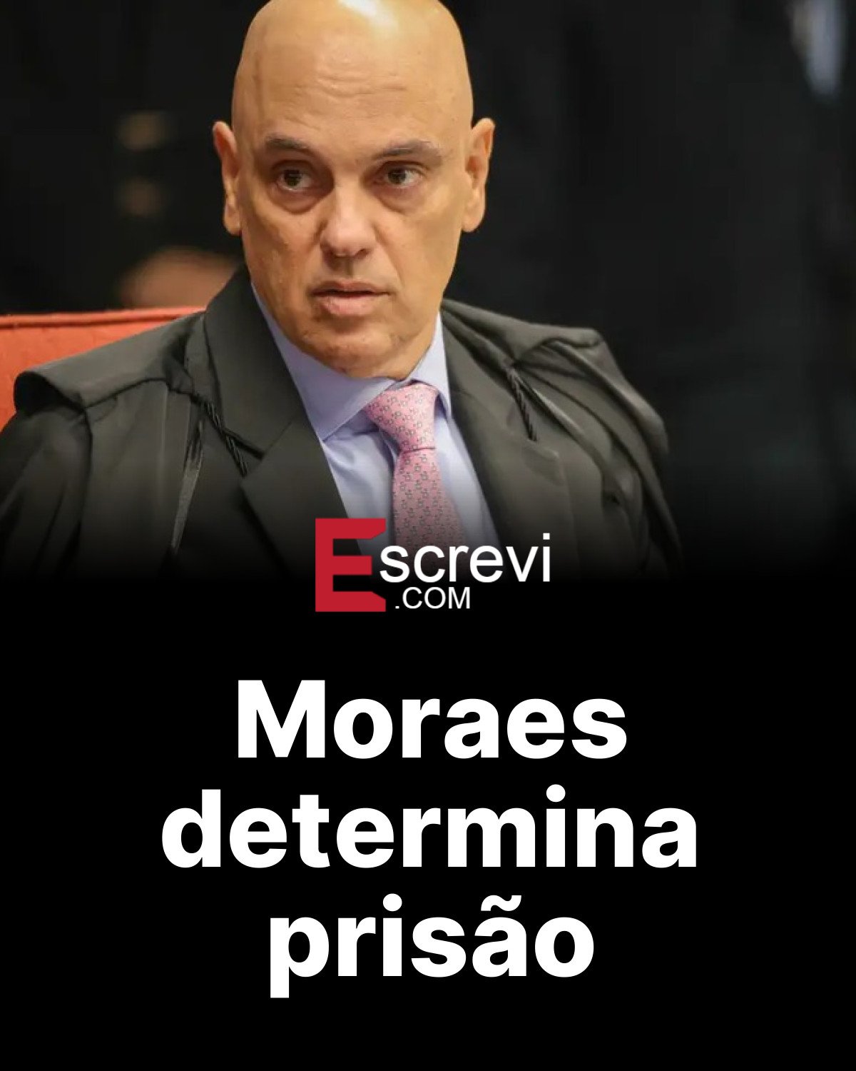 Moraes determina prisão card preto