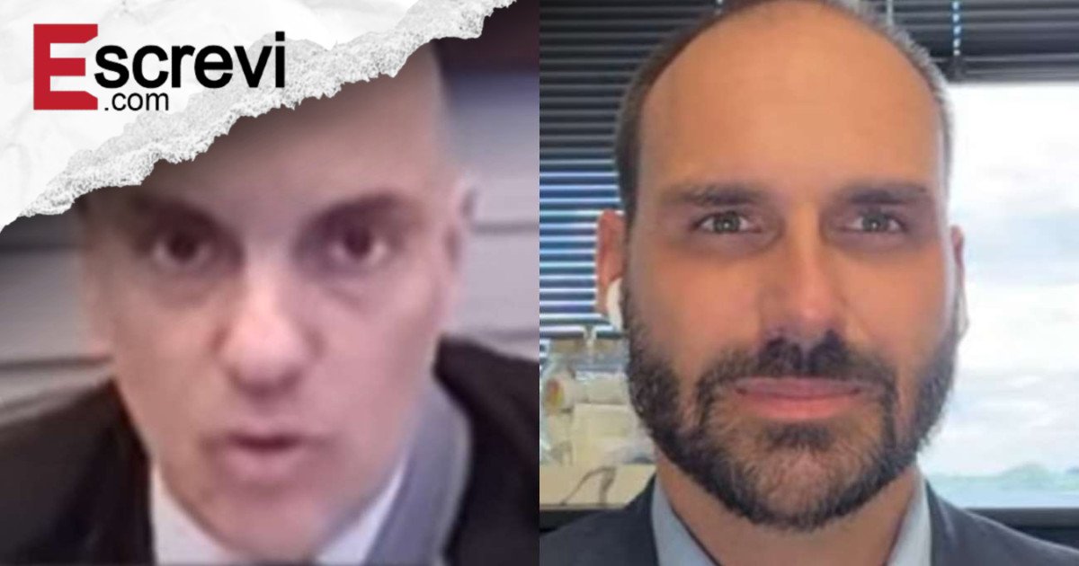 Moraes marca o interrogatório de Eduardo Bolsonaro no STF imagem principal