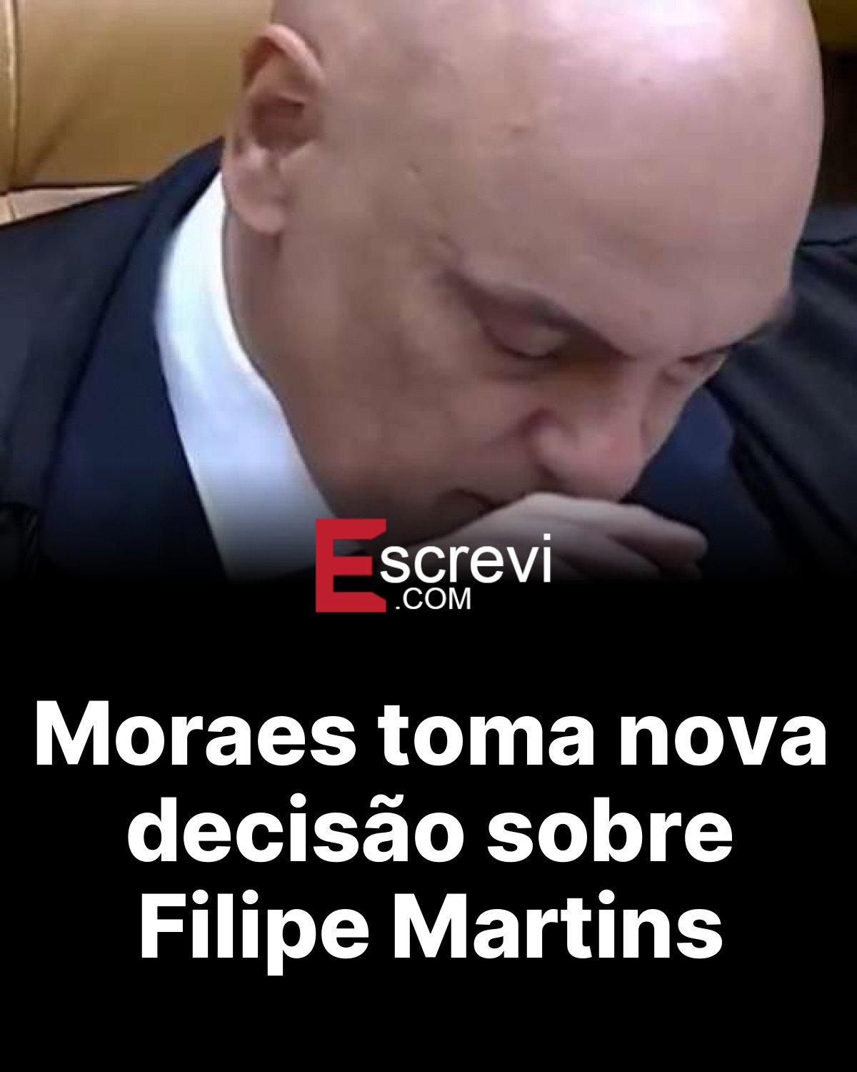 Moraes toma nova decisão sobre Filipe Martins card preto