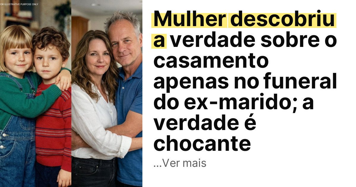 Mulher descobriu a verdade sobre o casamento apenas no funeral do ex-marido; a verdade é chocante imagem principal