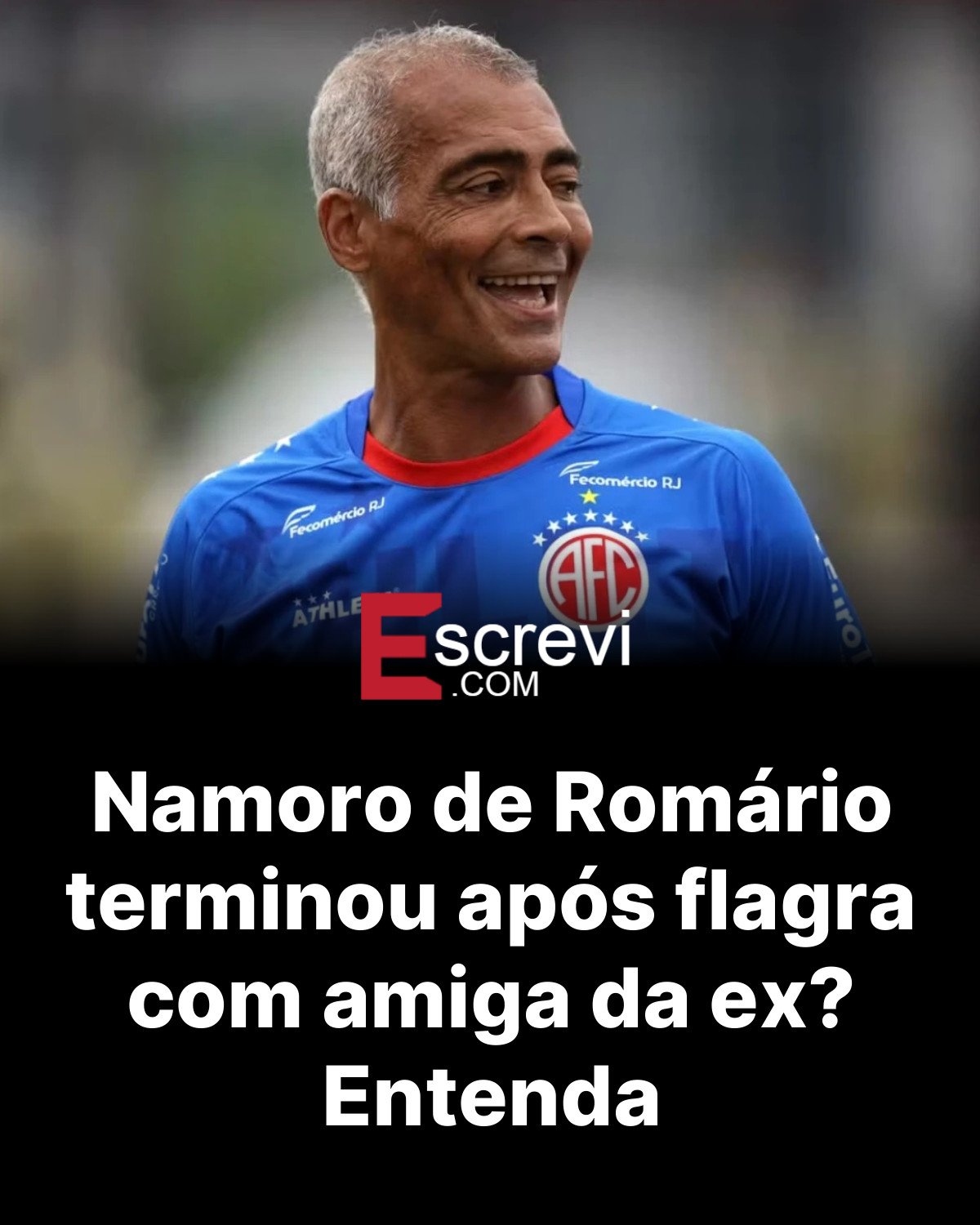 Namoro de Romário terminou após flagra com amiga da ex? Entenda card preto