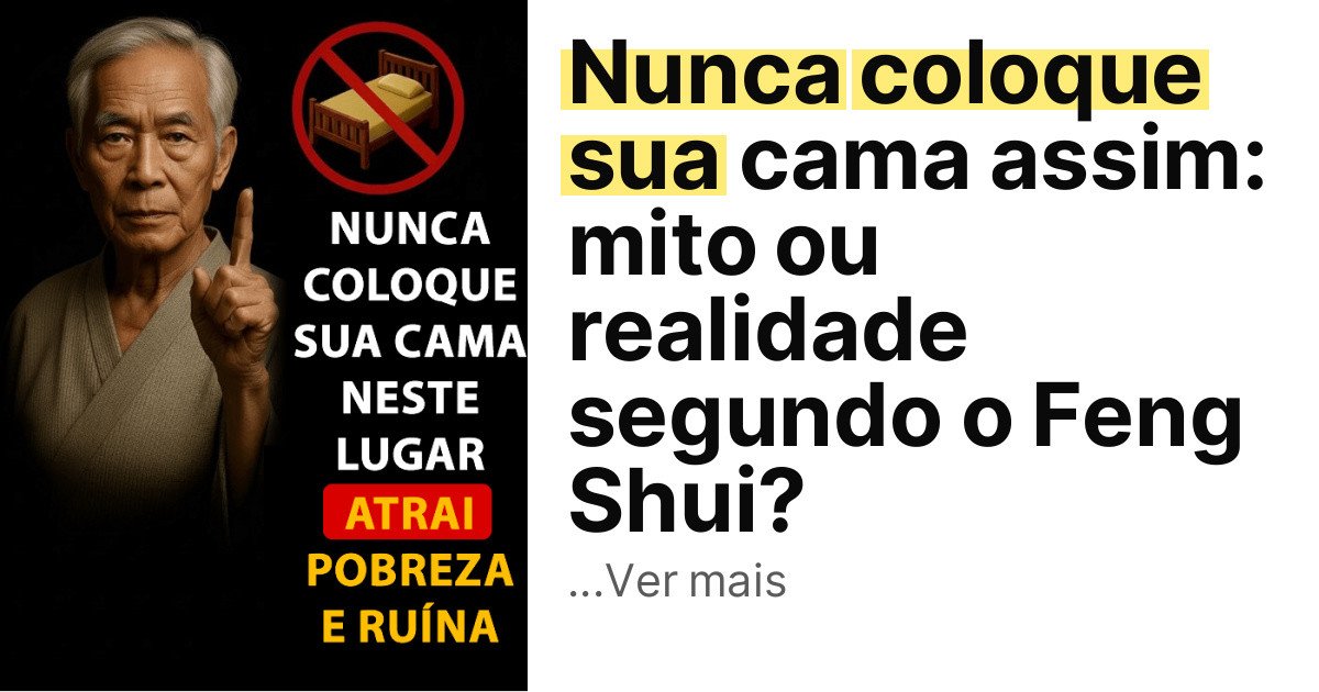 Nunca coloque sua cama assim: mito ou realidade segundo o Feng Shui? imagem principal