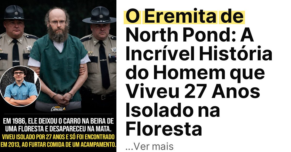 O Eremita de North Pond: A Incrível História do Homem que Viveu 27 Anos Isolado na Floresta imagem principal