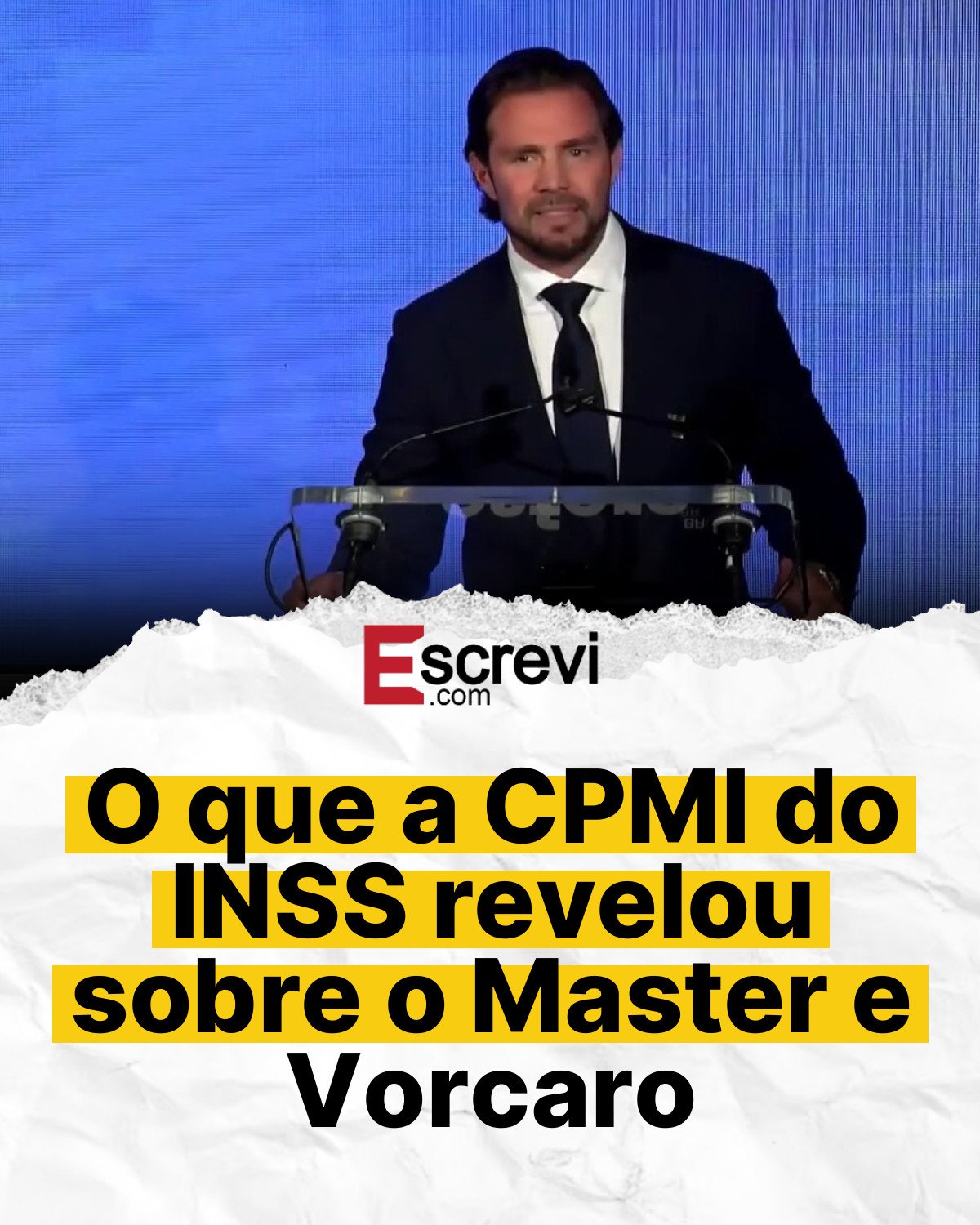 O que a CPMI do INSS revelou sobre o Master e Vorcaro card branco