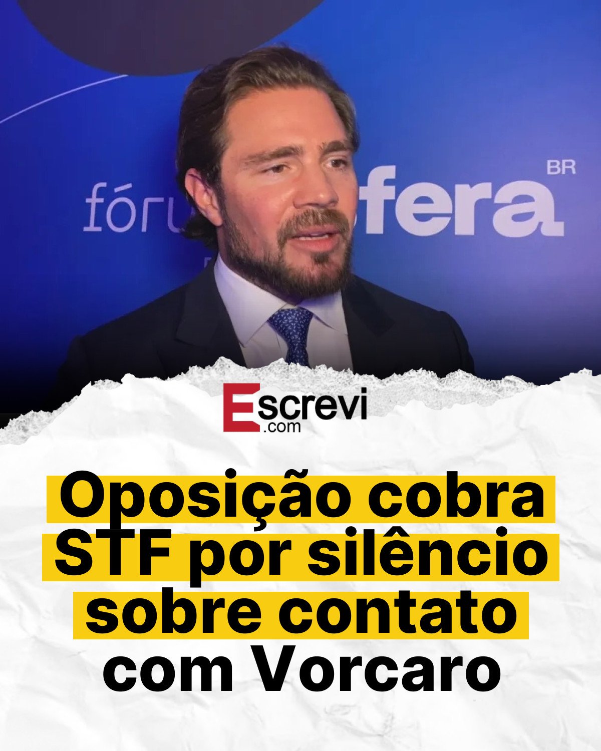 Oposição cobra STF por silêncio sobre contato com Vorcaro card branco