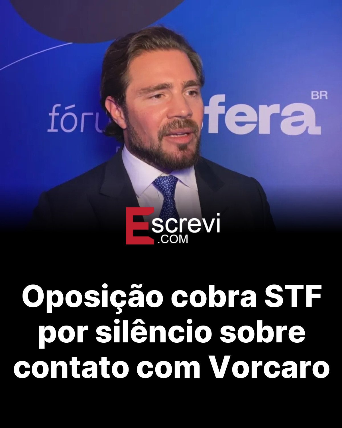 Oposição cobra STF por silêncio sobre contato com Vorcaro card preto