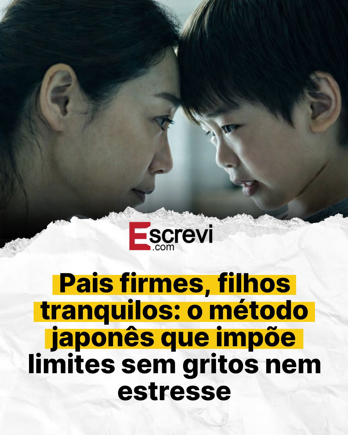Pais firmes, filhos tranquilos: o método japonês que impõe limites sem gritos nem estresse card branco