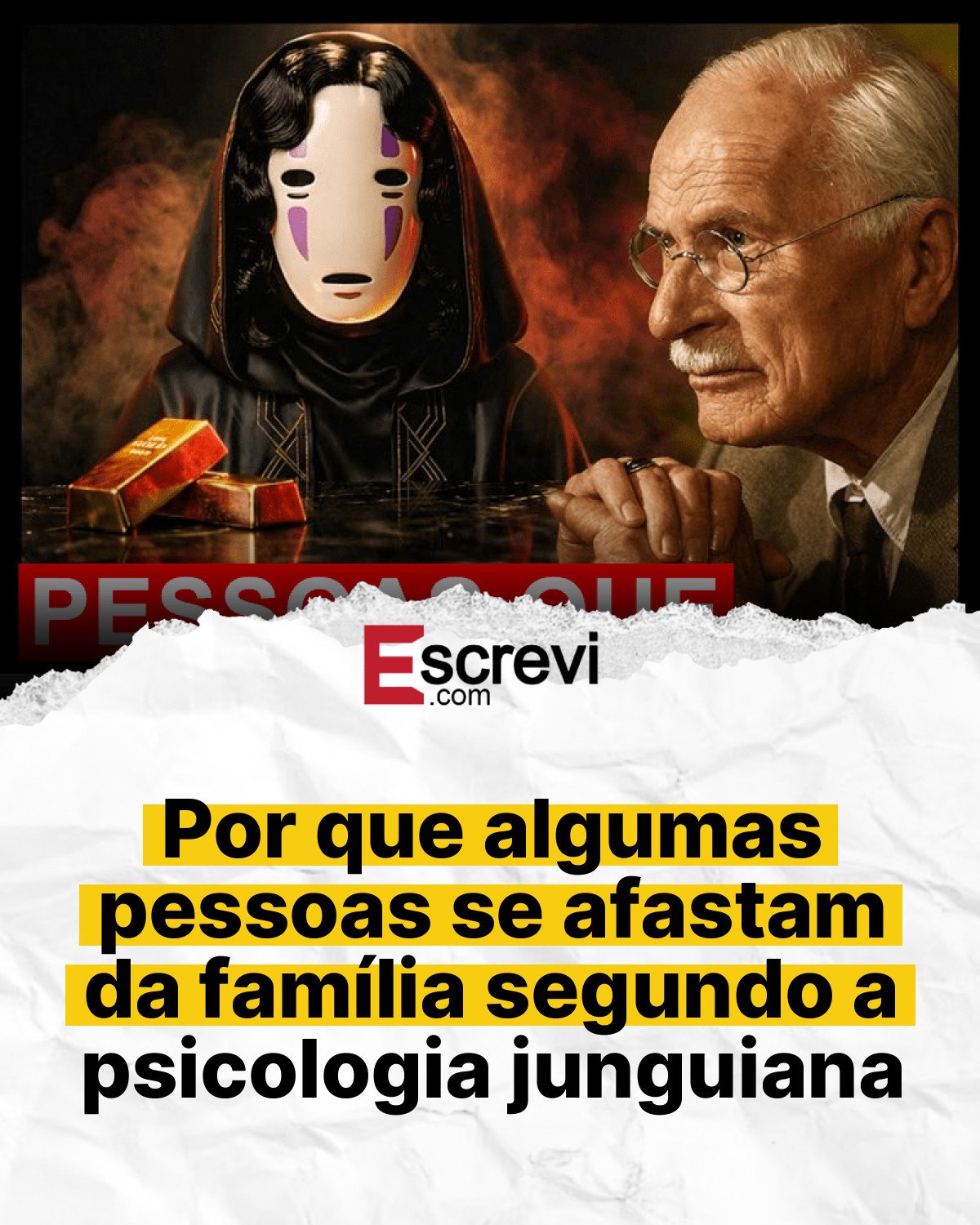 Por que algumas pessoas se afastam da família segundo a psicologia junguiana card branco