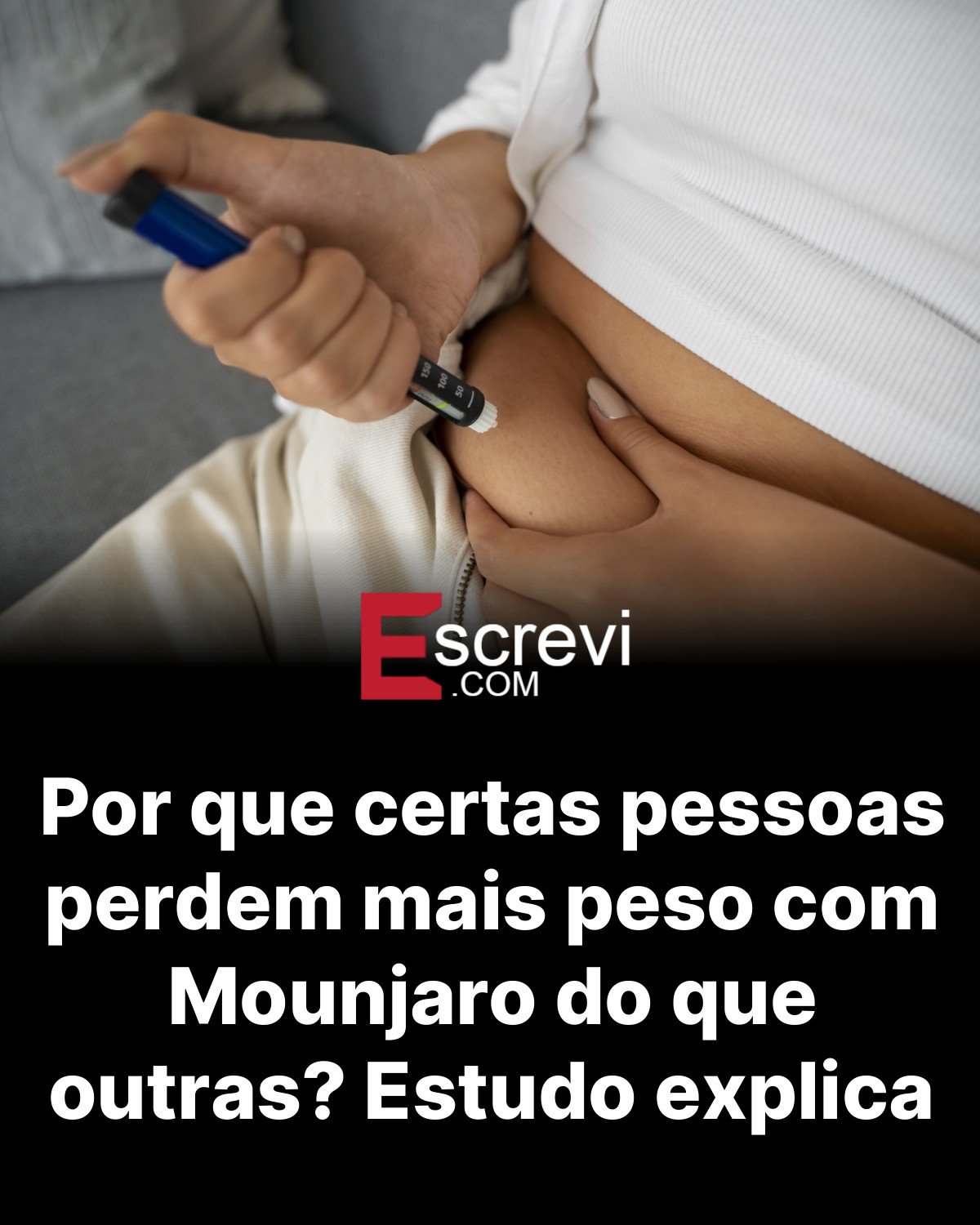 Por que certas pessoas perdem mais peso com Mounjaro do que outras? Estudo explica card preto