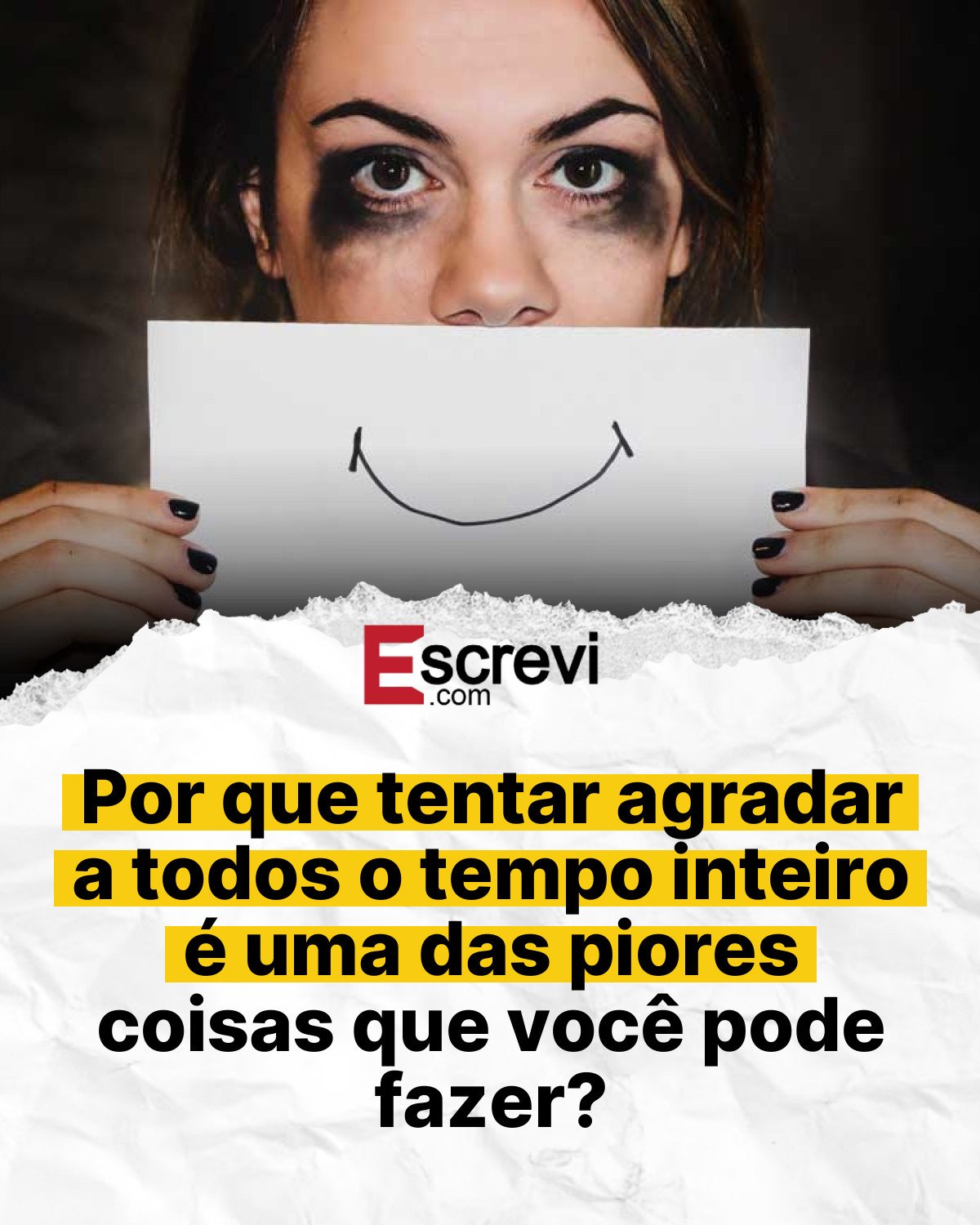 Por que tentar agradar a todos o tempo inteiro é uma das piores coisas que você pode fazer? card branco