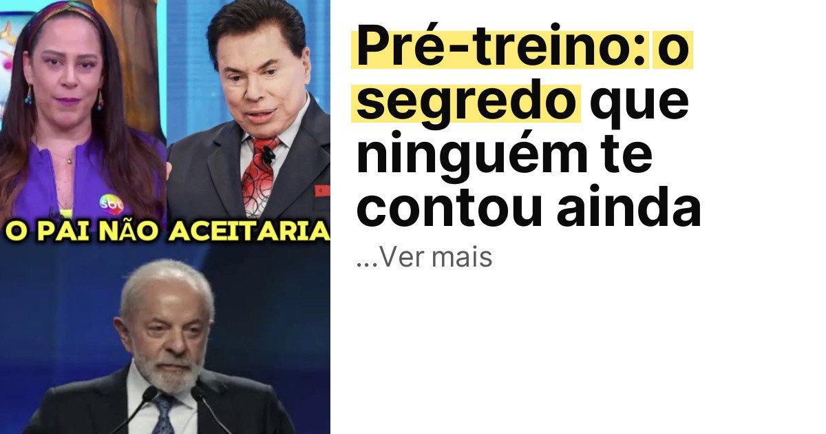 Pré-treino: o segredo que ninguém te contou ainda imagem principal