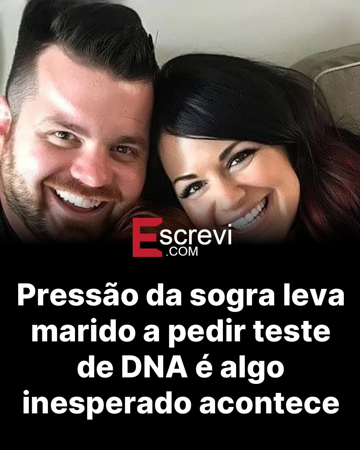 Pressão da sogra leva marido a pedir teste de DNA é algo inesperado acontece card preto