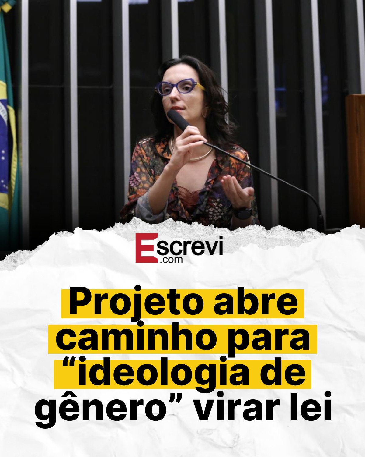 Projeto abre caminho para “ideologia de gênero” virar lei card branco