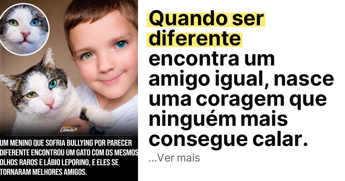 Quando ser diferente encontra um amigo igual, nasce uma coragem que ninguém mais consegue calar. imagem principal