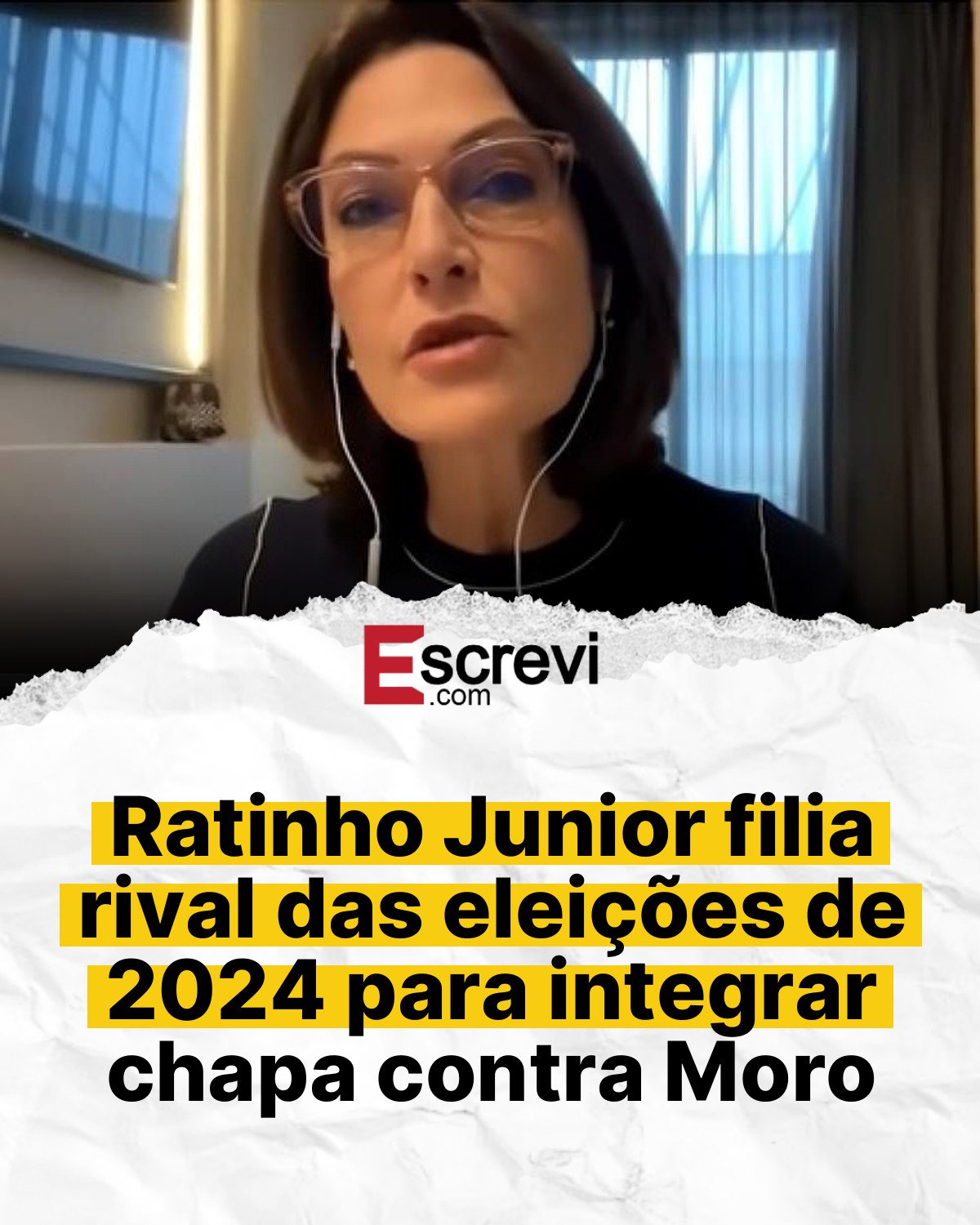 Ratinho Junior filia rival das eleições de 2024 para integrar chapa contra Moro card branco