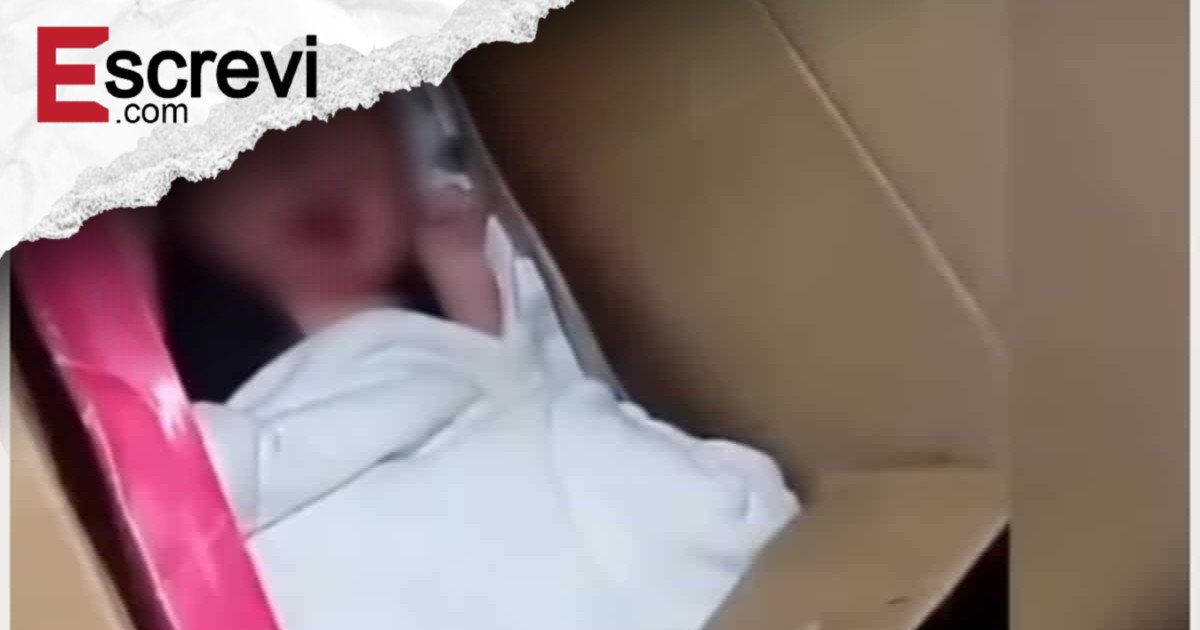 Recém-nascido é achado em caixa de papelão e o bilhete choca imagem principal