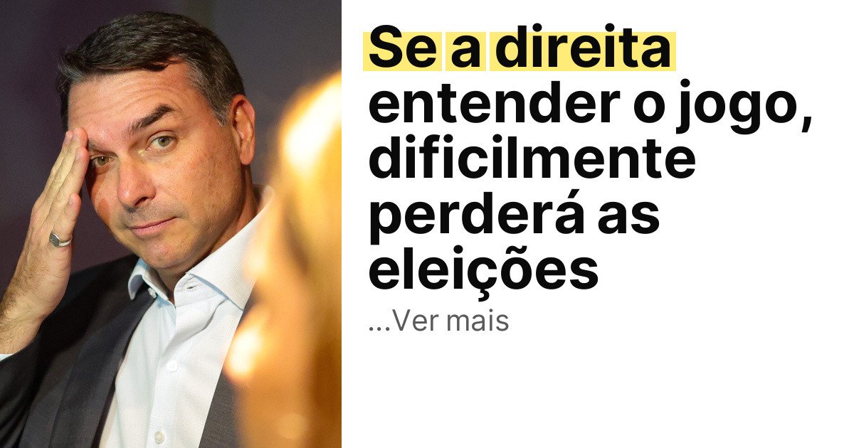Se a direita entender o jogo, dificilmente perderá as eleições imagem principal