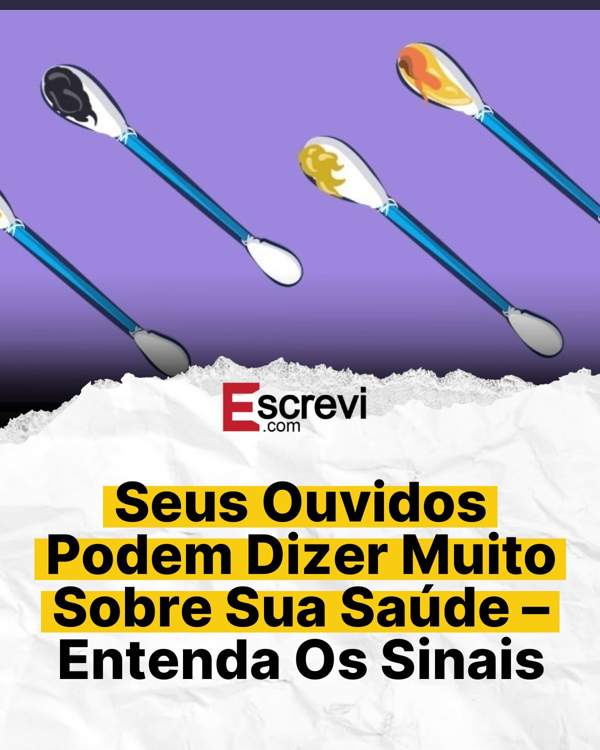 Seus Ouvidos Podem Dizer Muito Sobre Sua Saúde – Entenda Os Sinais card branco
