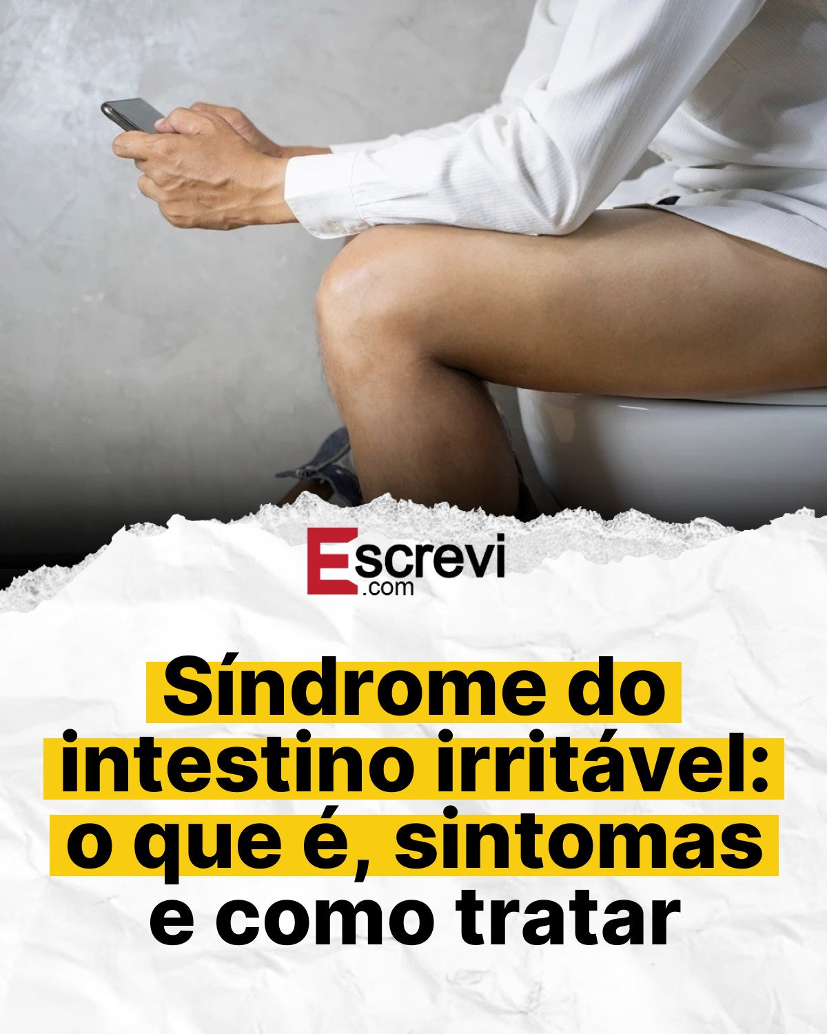 Síndrome do intestino irritável: o que é, sintomas e como tratar card branco