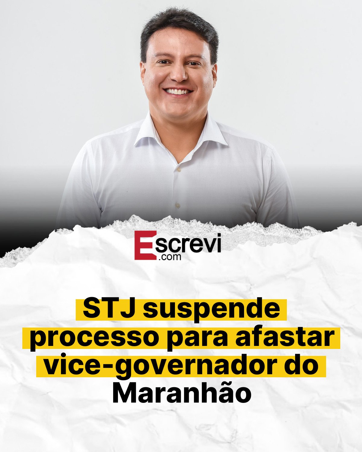 STJ suspende processo para afastar vice-governador do Maranhão card branco