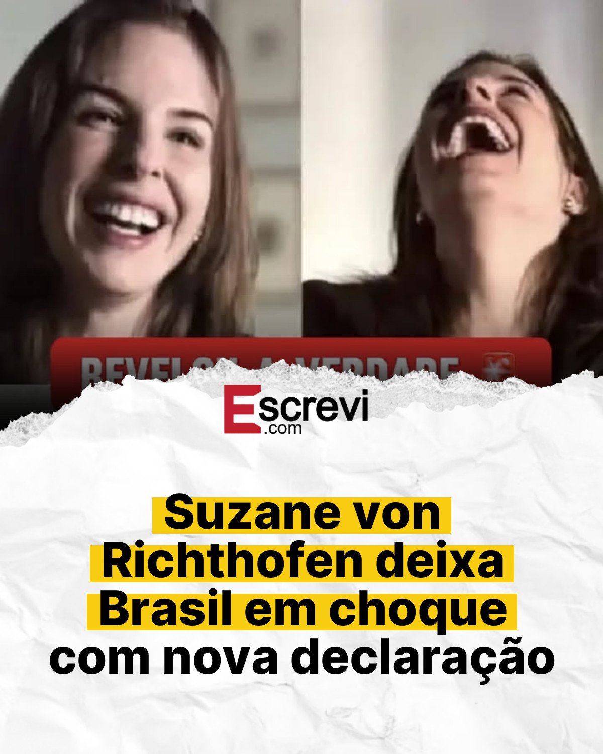 Suzane von Richthofen deixa Brasil em choque com nova declaração card branco