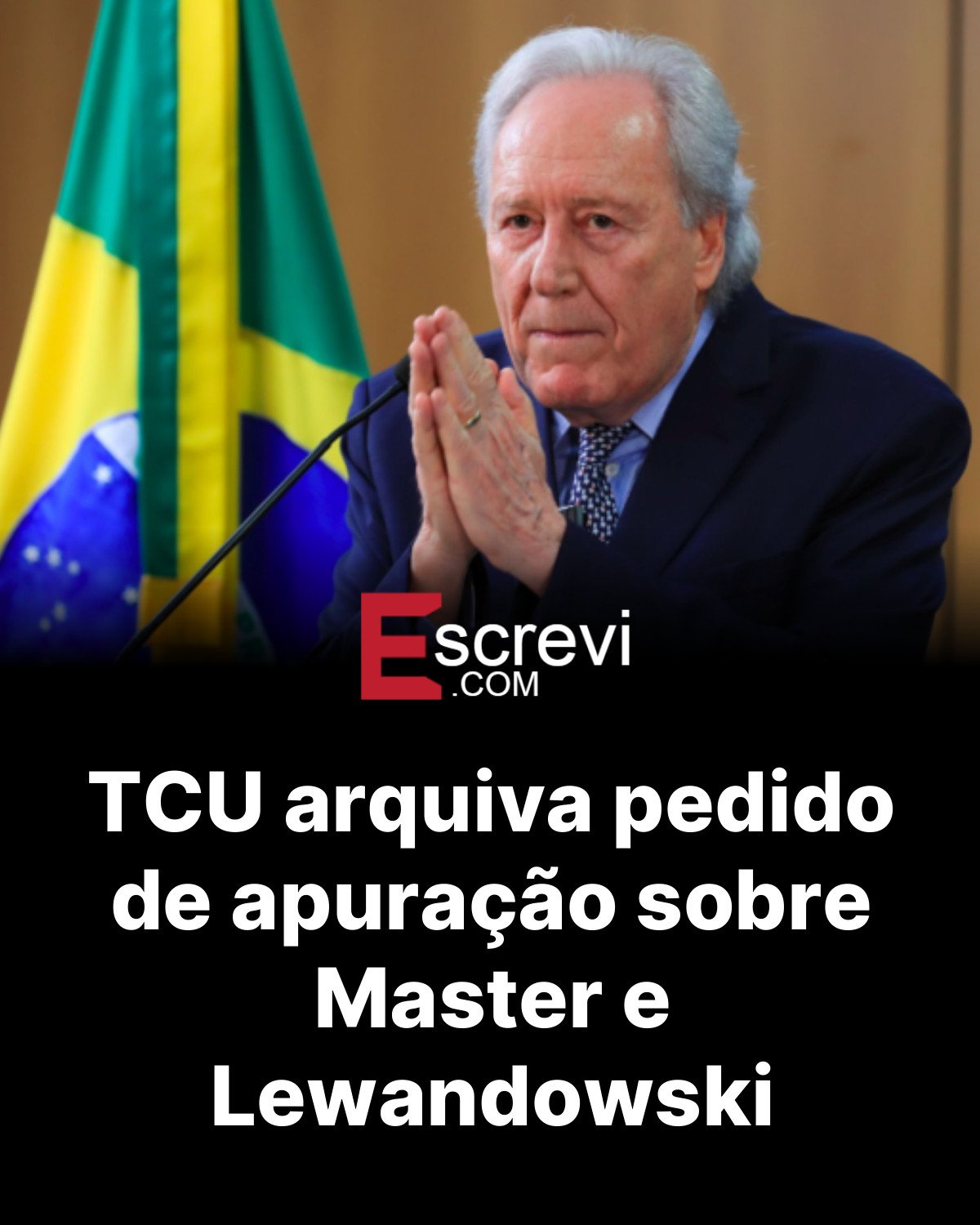 TCU arquiva pedido de apuração sobre Master e Lewandowski card preto