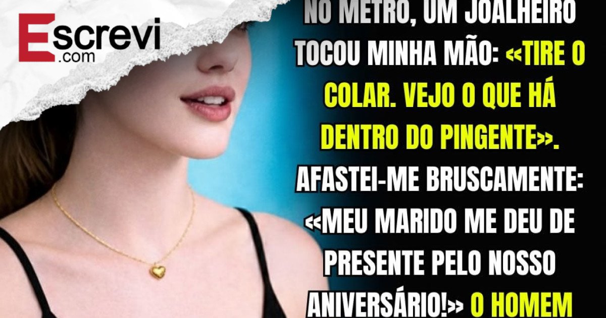 Tire isso agora mesmo!”, disse o joalheiro ao descobrir o que havia dentro do pingente que meu marido me deu… imagem principal
