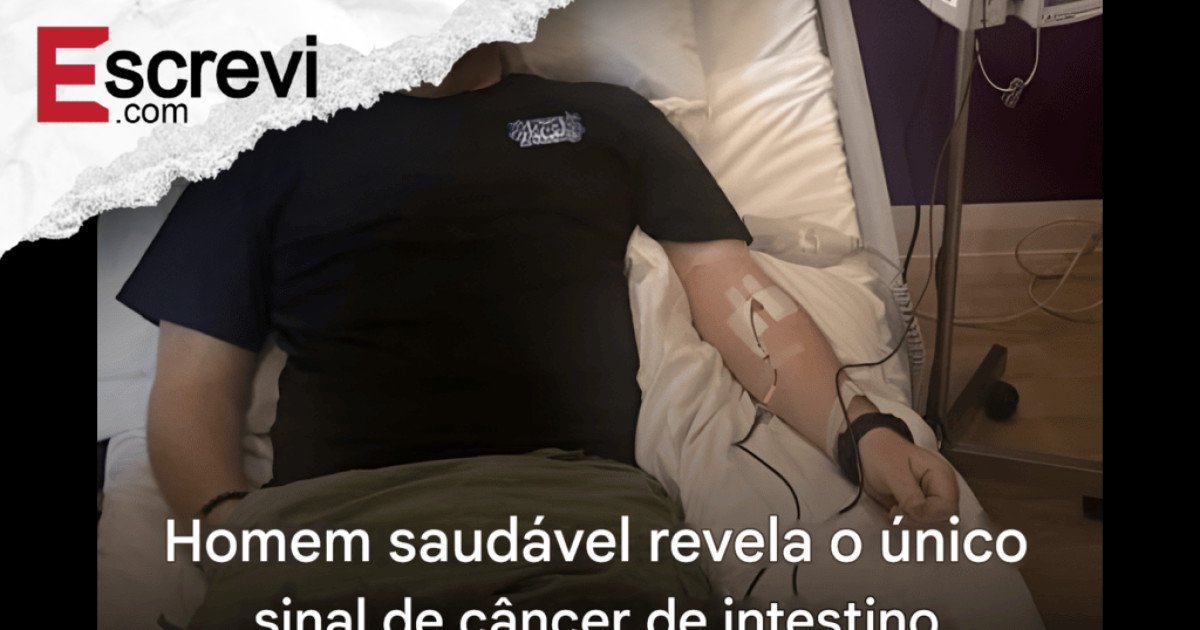 Um homem de 38 anos compartilha o único sintoma de câncer de intestino que ele notou imagem principal