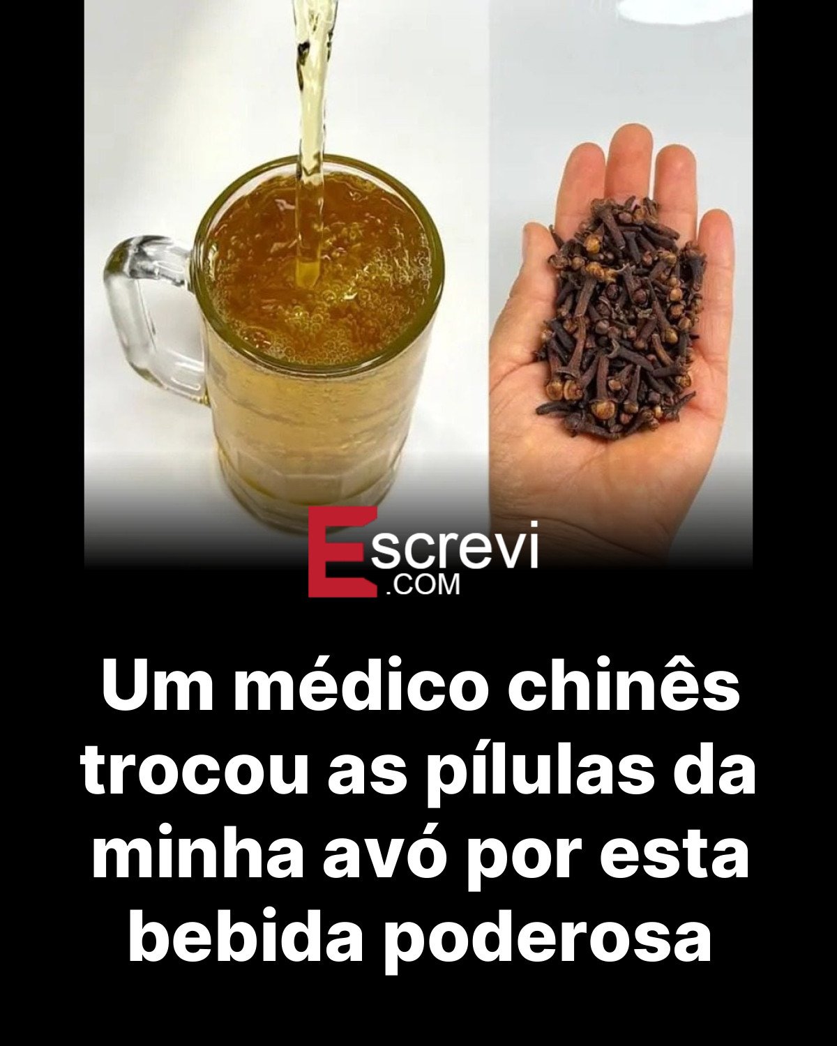 Um médico chinês trocou as pílulas da minha avó por esta bebida poderosa card preto