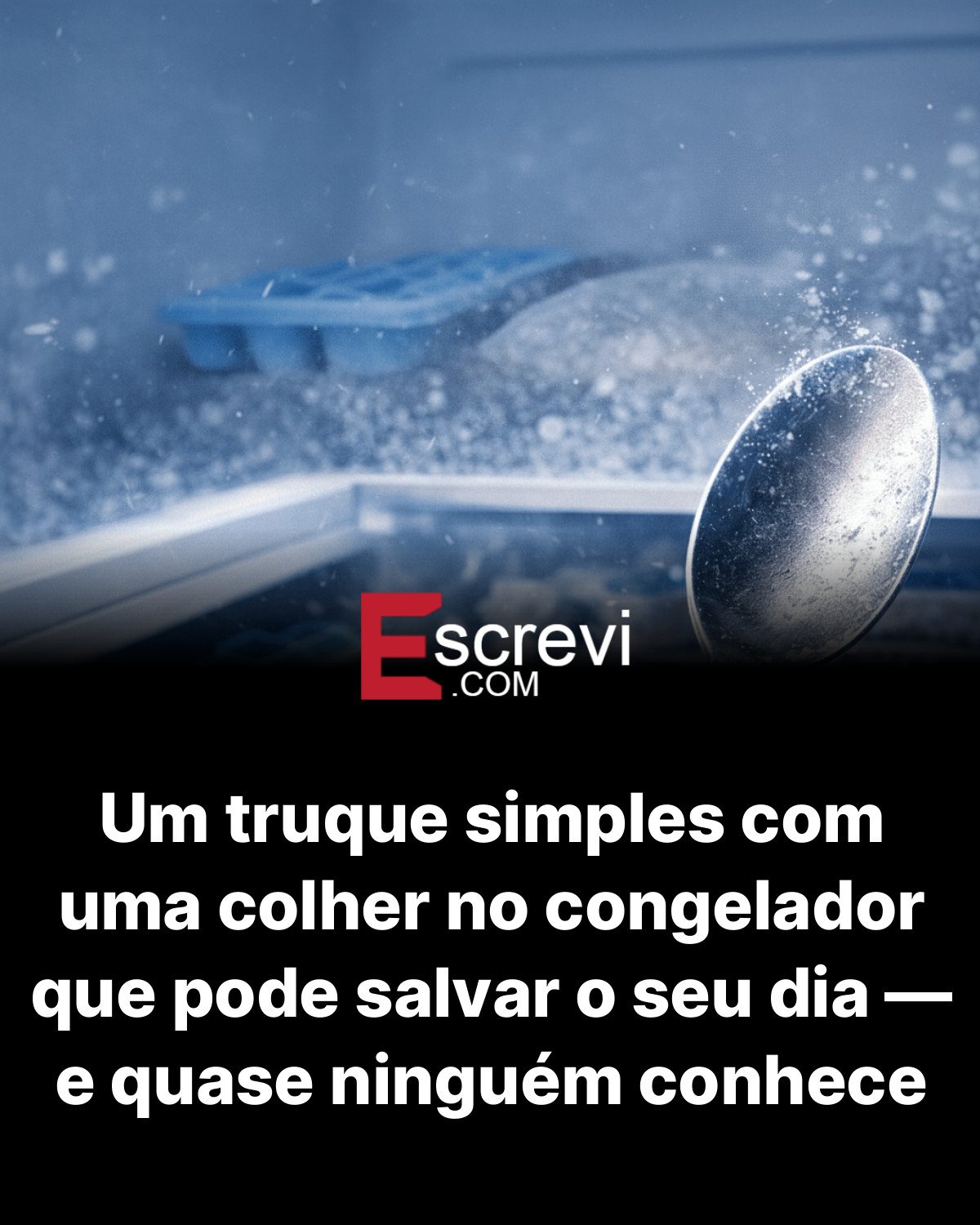 Um truque simples com uma colher no congelador que pode salvar o seu dia — e quase ninguém conhece card preto