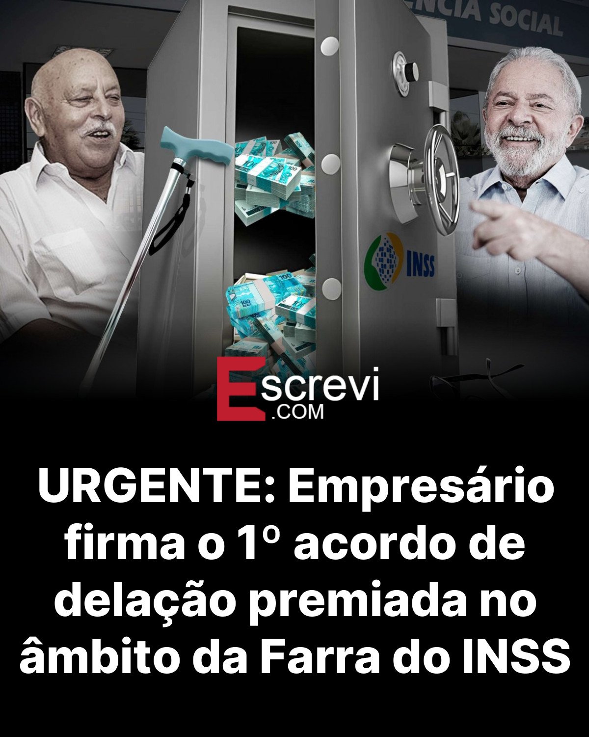 URGENTE: Empresário firma o 1º acordo de delação premiada no âmbito da Farra do INSS card preto