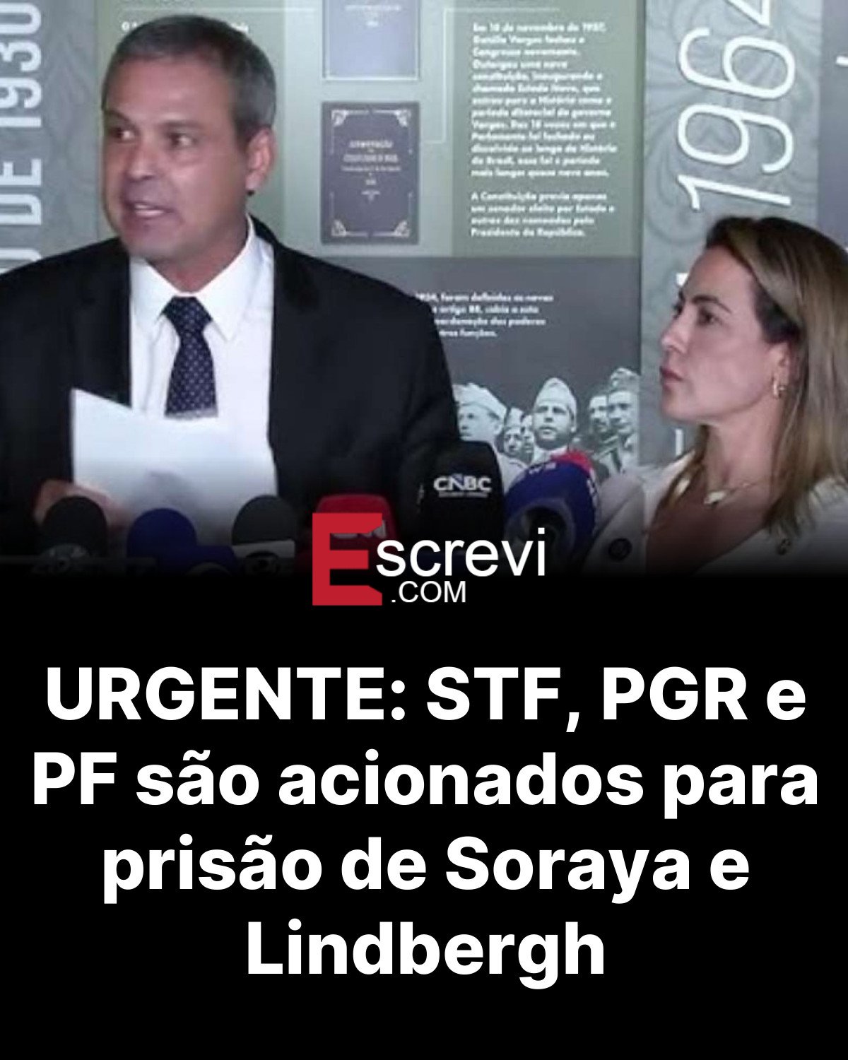 URGENTE: STF, PGR e PF são acionados para prisão de Soraya e Lindbergh card preto