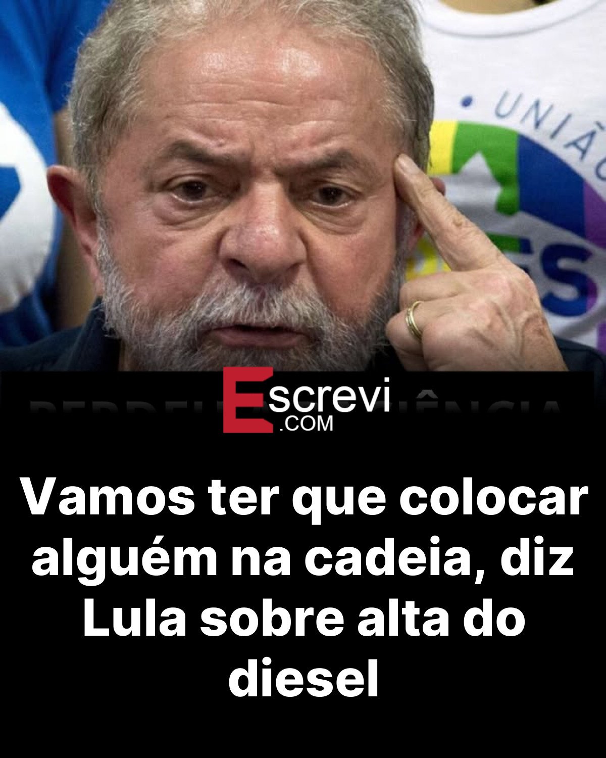 Vamos ter que colocar alguém na cadeia, diz Lula sobre alta do diesel card preto
