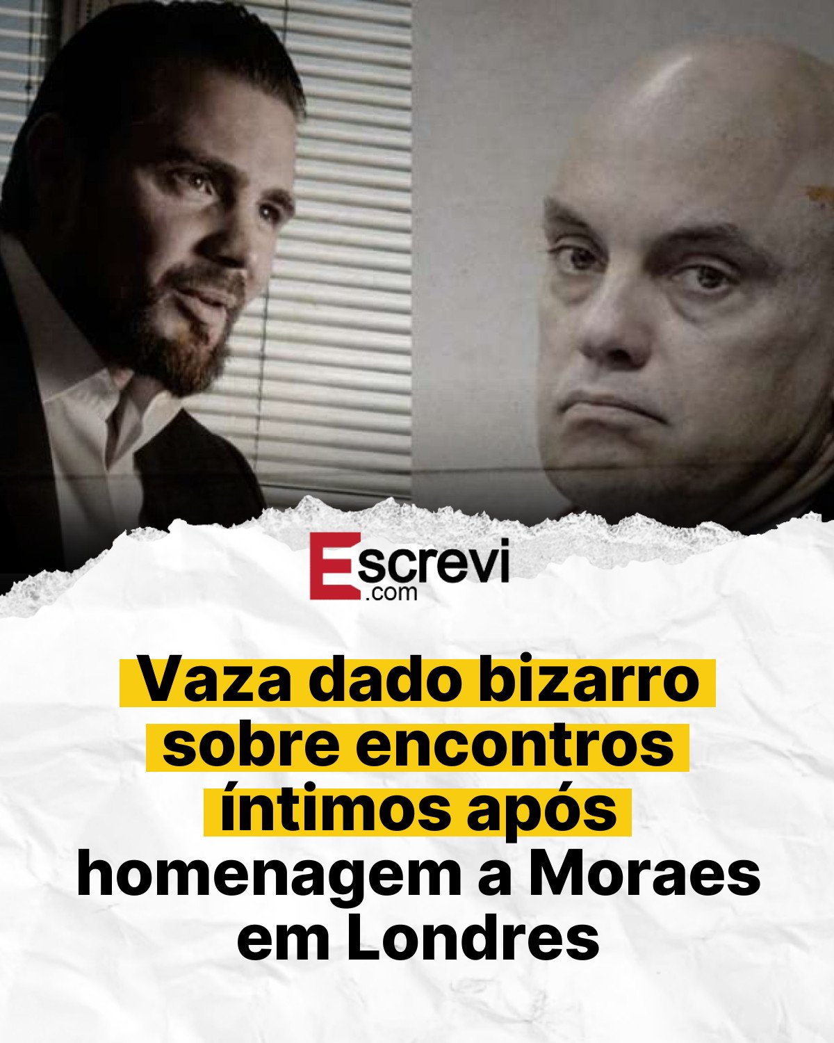 Vaza dado bizarro sobre encontros íntimos após homenagem a Moraes em Londres card branco