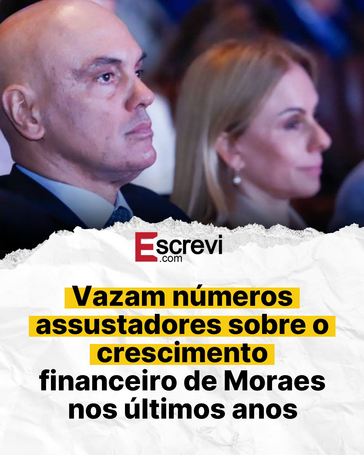 Vazam números assustadores sobre o crescimento financeiro de Moraes nos últimos anos card branco