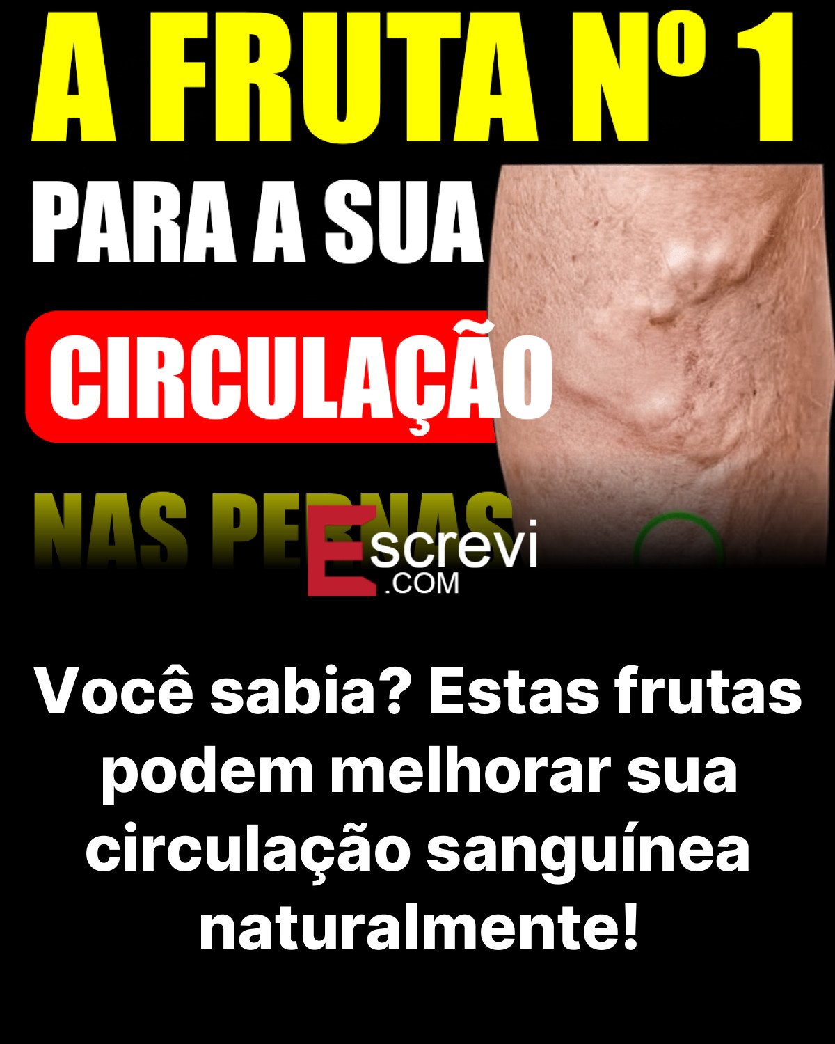 Você sabia? Estas frutas podem melhorar sua circulação sanguínea naturalmente! card preto