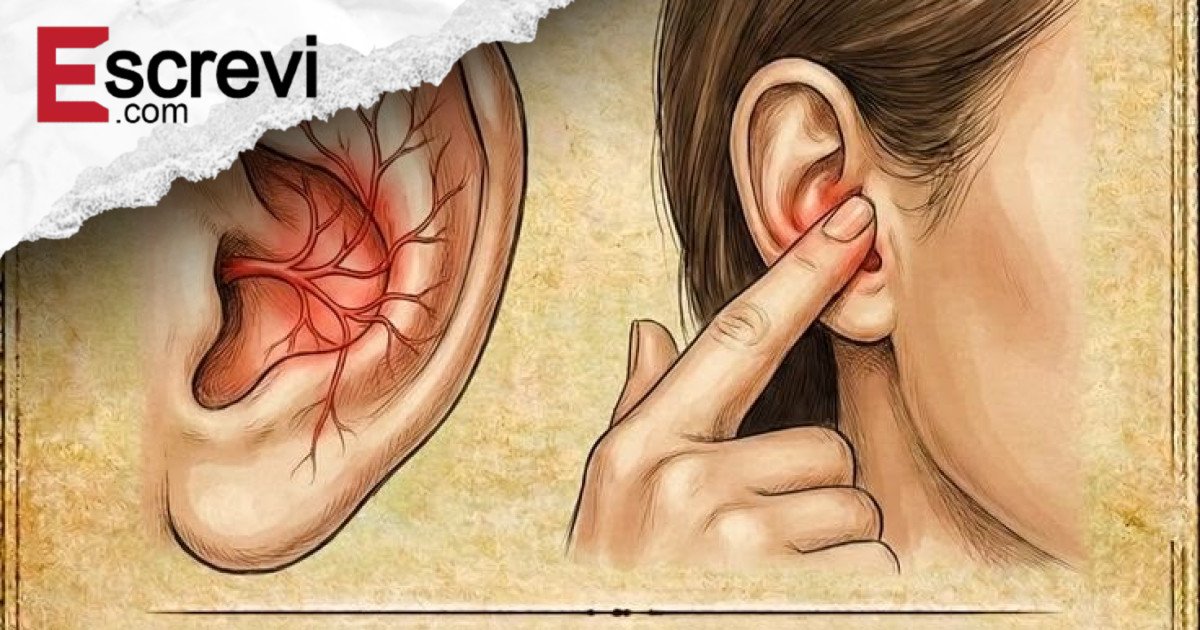 “VOCÊ SABIA? Massagear ESTE ponto da orelha ativa o nervo vago e pode ACALMAR ansiedade, melhorar o sono e reduzir batimentos em MINUTOS!” imagem principal