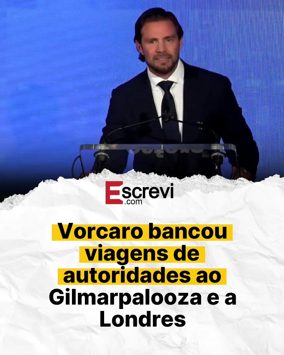 Vorcaro bancou viagens de autoridades ao Gilmarpalooza e a Londres card branco
