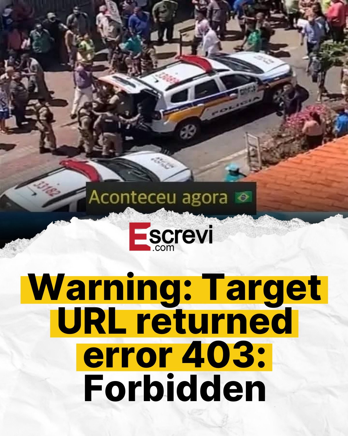 Warning: Target URL returned error 403: Forbidden card branco